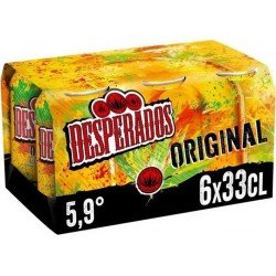 BiÃre blonde Tequila Desperados FraÃ®che 5.9%vol. 33cl (pack de 6) - Selfdrinks