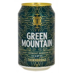 Thornbridge Green Mountain Hazy Session IPA - Drinks of the World