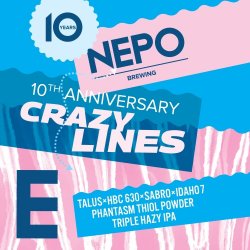 Nepomucen 10th Anniversary Crazy Lines 500ml - Funky Fluid