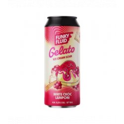 Funky Fluid - Gelato: White Choc Lamponi - 500ml can - Hopping Borders