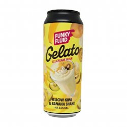 Funky Fluid Gelato: Yellow Kiwi & Banana Shake