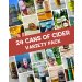 Big Box of 24 Cans of Cider (Variety Pack, $25-50 Off) 