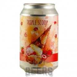 Alchemik Triple Scoop: Strawberry, Lychee And Dulce De Leche - 100 Beers