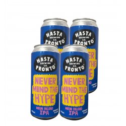 4x Cerveza Hasta Pronto Never Mind The Hype 473cc - Portal Voy