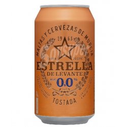 Estrella de Levante Tostada 0,0 Lata 33 cl. - Cervetri