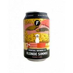 Frontaal - Blonde Simmie 33 cl - Bieronomy