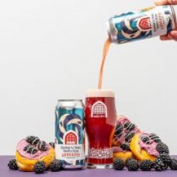 Vault City Brewing Blackberry Tonka Vanilla Glaze Doughnut Vault City Brewing Blackberry Tonka Vanilla Glaze Doughnut