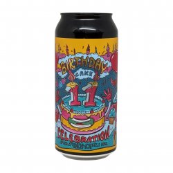 Amundsen Brewery 11th Birthday Cake - Mango, Pineapple, Coconut & Lime Ice Cream Cake W/ Vanilla Swirl Pastry Sour
