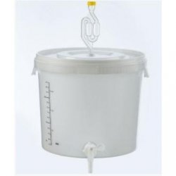 Cubo de fermentacion 15L enolandia con tapa + grifo + valvula - El Secreto de la Cerveza