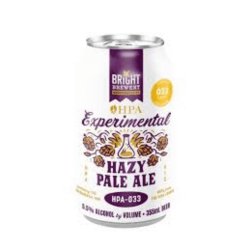 Bright Brewery Experimental Hazy Pale Ale HPA-033 Bright Brewery Experimental Hazy Pale Ale HPA-033