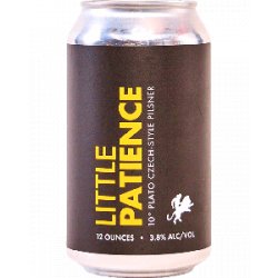 Wild East Brewing Co Little Patience - Half Time