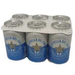 Cerveza Estrella Del Sur Sin Alcohol Lata 33Cl Pack 6Ud - Bebo Online