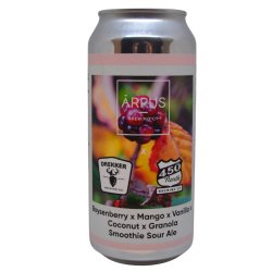 Ārpus Brewing Co. Ārpus X Drekker X 450 North Boysenberry X Mango X Vanilla X Coconut X Granola Smoothie Sour Ale