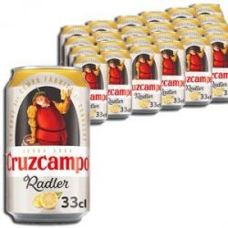 Cerveza Cruzcampo Radler 33 CL Lata 24 UD. - Bebo Online