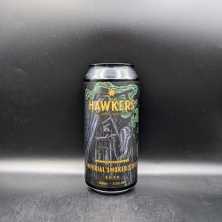 Hawkers Bourbon Barrel Aged Imperial Smoked Stout 2023 Can Sgl - Saccharomyces Beer Cafe