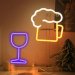 Easybeer Enseigne néon LED bière (pintes) – USB ou piles Easybeer Enseigne néon LED bière (pintes) – USB ou piles