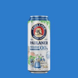 Paulaner Hefe-Weißbier Alcohol Free Beer Can (0.0% ABV) - Wise Bartender