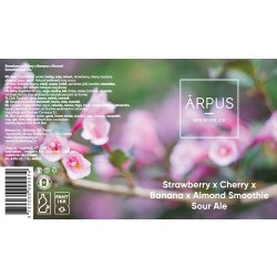 Ārpus Strawberry x Cherry x Banana x Almond Smoothie Sour Ale - Ārpus Brewing