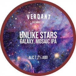 Verdant Brewing Co Unlike Stars