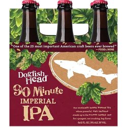 Dogfish Head Craft Brewery 90 Minute Imperial IPA Dogfish Head Craft Brewery 90 Minute Imperial IPA