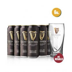 Pack Guinness Draught 44cl x6 + Vaso de regalo - Beer Republic