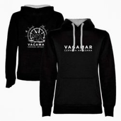 Vagamar Sudadera con capucha bicolor mujer   - Vagamar