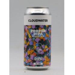 Cloudwater - Proper DIPA Motueka Edition (canned 28-7-23) - DeBierliefhebber