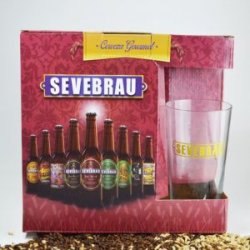 Estuche 6 cervezas Sevebrau y vaso - Sevebrau