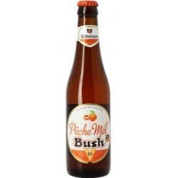 BUSH Pêche Mel Bush Ambrée Belge 8.5° 33 cl  - Sourire Des Saveurs