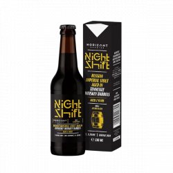HORIZONT Brewing Night Shift Vintage 2024 - Russian Imperial Stout Aged In Tennessee Whiskey Barrels HORIZONT Brewing Night Shift Vintage 2024 - Russian Imperial Stout Aged In Tennessee Whiskey Barrels
