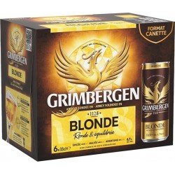 BiÃres blondes Grimbergen 6X33cl 6.7%vol. (pack de 6) - Selfdrinks