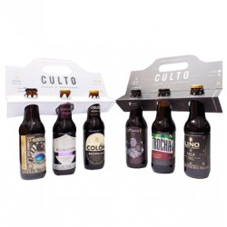 6pack de cerveza artesanal negras - Culto Cervecero