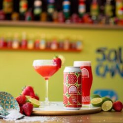 Vault City  Strawberry Margarita Gose [3% Fruited Gose] - Red Elephant