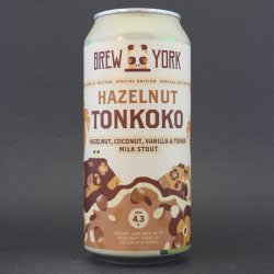 Brew York - Hazelnut Tonkoko - 4.3% (440ml) - Ghost Whale