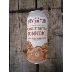 Brew York Peanut Butter Tonkoko 4.3% (440ml can) - waterintobeer
