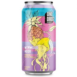 One Drop Brewing Wynwood Hood Smoothie Sour 440ml - The Beer Cellar