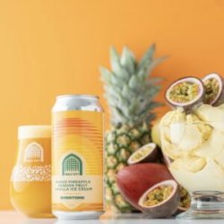 Vault City x Overtone  Mango, Pineapple, Passion Fruit, Vanilla Ice Cream [8.4% Sour] - Red Elephant