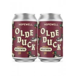 HOPEWELL OLDE DUCKBARREL AGES BARLEYWINE 12oz 2PK CANS - Schaefer’s