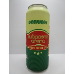 Bodriggy - Subpoena Arena West Coast IPA 6.8% 500ml - Grape & Grain