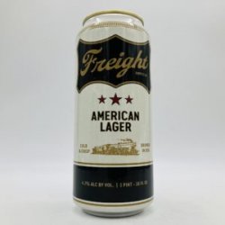 Freight American Lager Can - Bottleworks