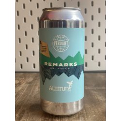 Verdant Brewing Co Remarks (Travellers Series)
