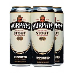 MURPHYS IRISH STOUT 14.9oz 4PK CANS - Schaefer’s