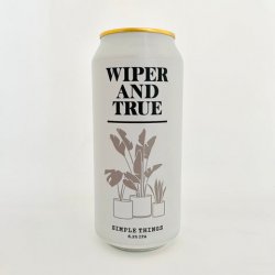 Wiper and True Brewery. Simple Things [IPA] - Alpha Bottle Shop & Tap