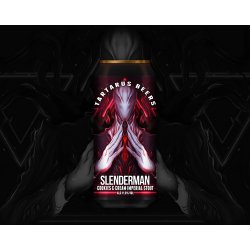 Tartarus SLENDERMAN - Cookies & Cream Imperial Stout - 11% - 440mL can - Tartarus Beers