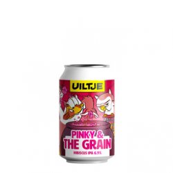 Uiltje Pinky & the Grain blik 33cl - Dare To Drink Different