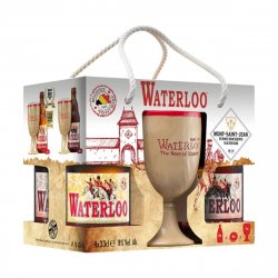 Estuche Waterloo 4x33cl + Cáliz - Dcervezas