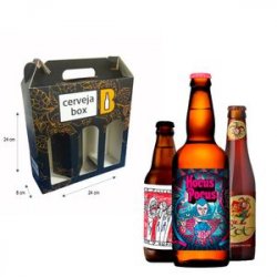 Kit 3 s Belgas + Caixa Presenteável - CervejaBox