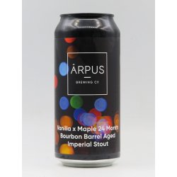 Arpus  Vanilla x Maple 24 Month Bourbon Barrel Aged Imperial Stout - DeBierliefhebber