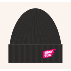 Czapka Beanie Funky Fluid 2025 (czarna) - Funky Fluid