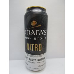 OHaras Nitro Irish Stout 4.3% 440ml - Grape & Grain